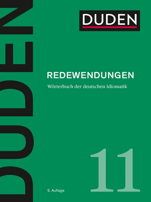 Title details for Duden – Redewendungen by Dudenredaktion - Available
